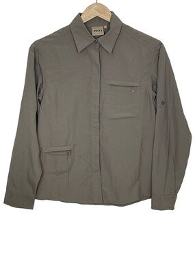 Aigle Men's Olive Green Lightweight Shirt Jacket